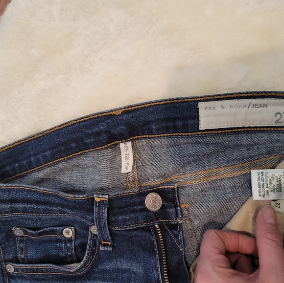 Rag & Bone high rise skinny Jean - Picture 4 of 5